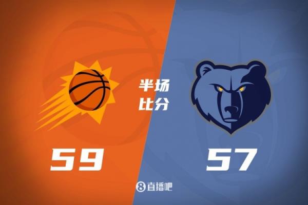  半场战报-太阳2分抢先灰熊 杜兰特20散布克7+5+3 莫兰特13分4助