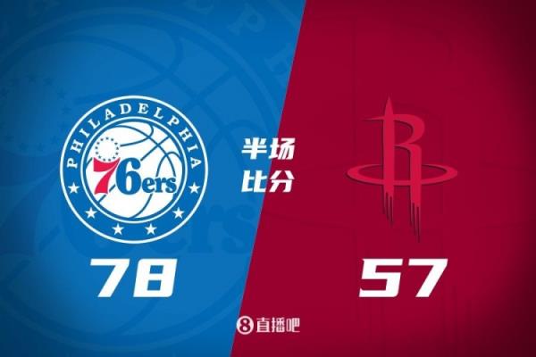 残阵76人4人上双半场抢先火箭21分！伊森18分 杰伦-格林11中2